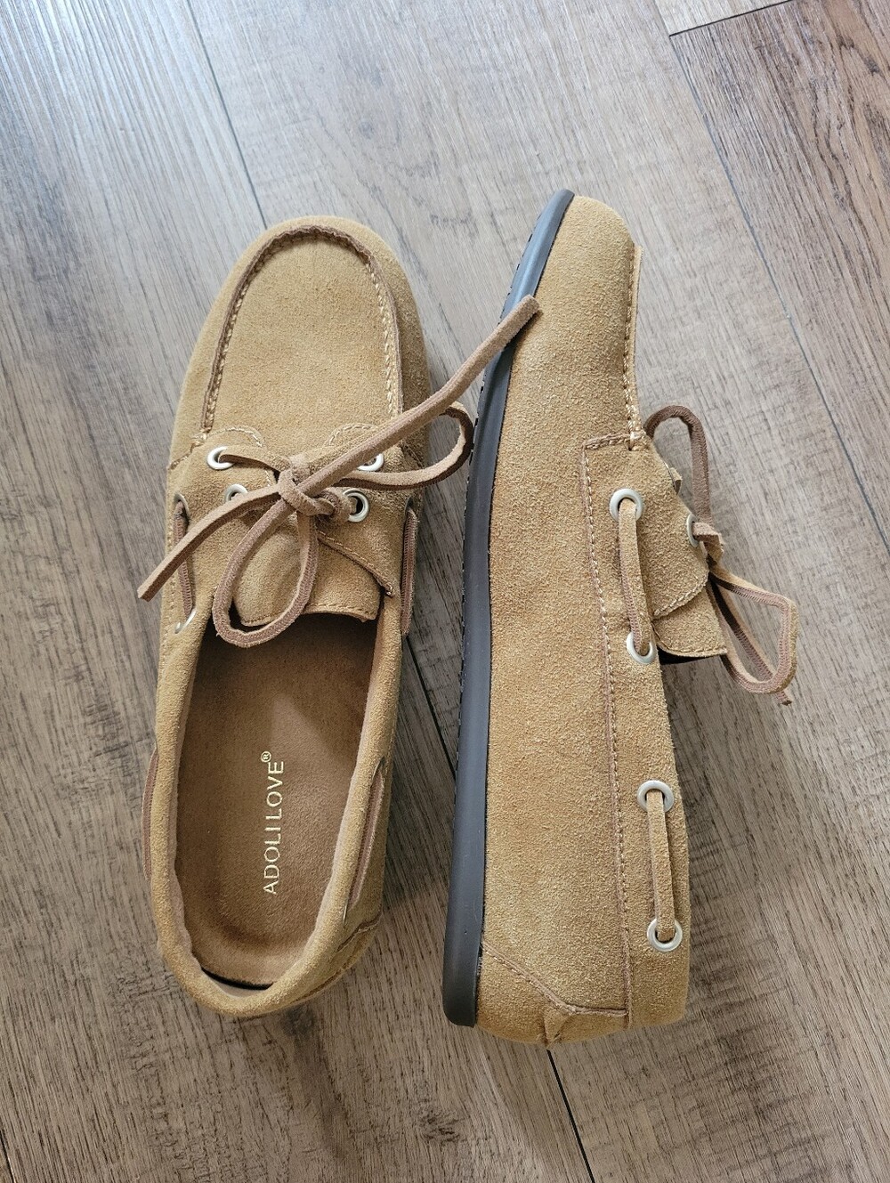 Suede Boat Shoe Loafers